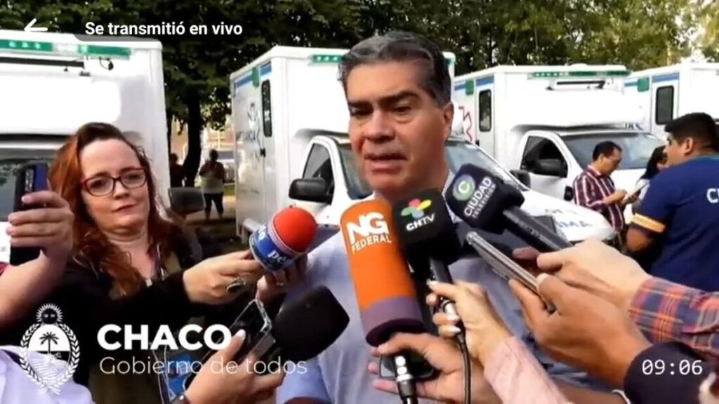 Capitanich Encabezó La Entrega De 19 Ambulancias Nuevas Para El Sistema De Salud Pública