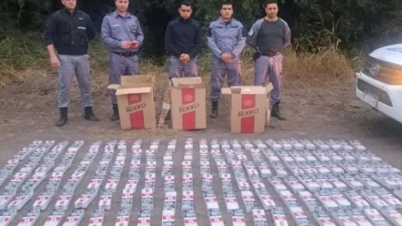 Machagai: secuestraron cigarrillos de contrabando valuados en más de dos millones de pesos