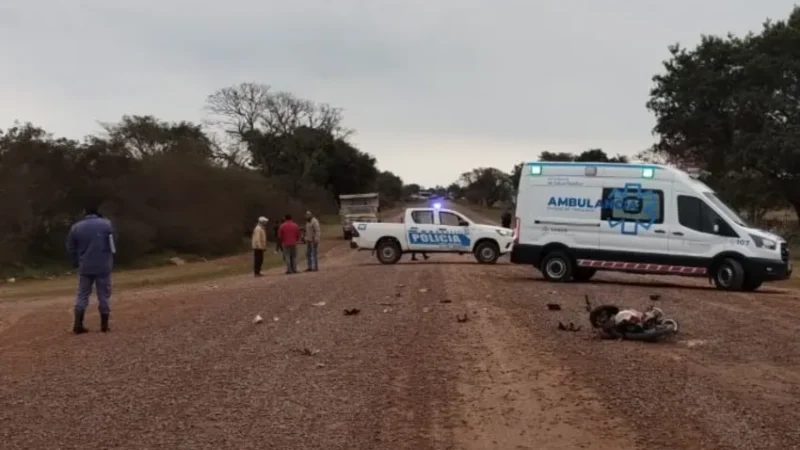 San Martin: Una motociclista resultó lesionada en un accidente de tránsito